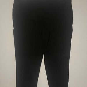 No Boundaries NOBO High Rise Black Ankle Leggings Rayon Spandex-Size XL (15-17)